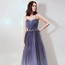 Load image into Gallery viewer, The Cassie Blue Ombre Sleeveless Gown