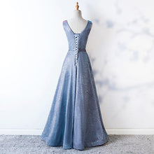Load image into Gallery viewer, The Cailey Iridescent Sleeveless Gown - WeddingConfetti