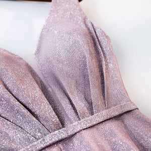 The Cailey Iridescent Sleeveless Gown - WeddingConfetti