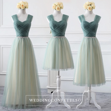Load image into Gallery viewer, The Athelia Bridesmaid Sleeveless Tulle Dress (Customisable) - WeddingConfetti