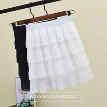 Load image into Gallery viewer, The Lara Bridesmaids Tiered Skirt - WeddingConfetti