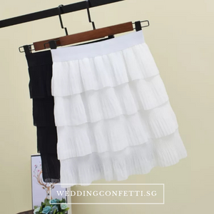 The Lara Bridesmaids Tiered Skirt - WeddingConfetti