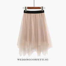 Load image into Gallery viewer, The Lorraine Bridesmaid Layered Tulle Skirt - WeddingConfetti
