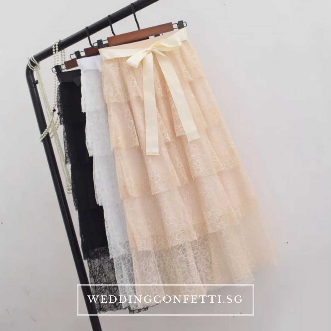 The Simone Bridesmaid Layered Skirt - WeddingConfetti