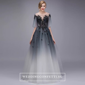 The Ophelle Wedding Bridal Long Illusion Sleeves Dress - WeddingConfetti