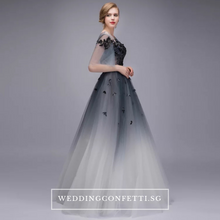 Load image into Gallery viewer, The Ophelle Wedding Bridal Long Illusion Sleeves Dress - WeddingConfetti