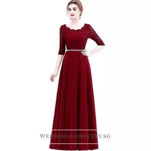 The Sophella Royal Blue / Bright Red / Wine Red / Black Dress - WeddingConfetti