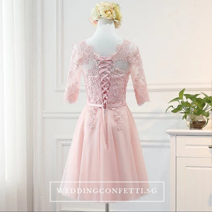 Penny Pink Long Sleeves Dress - WeddingConfetti