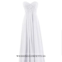 Load image into Gallery viewer, Kerdelia White Chiffon Tube Dress - WeddingConfetti