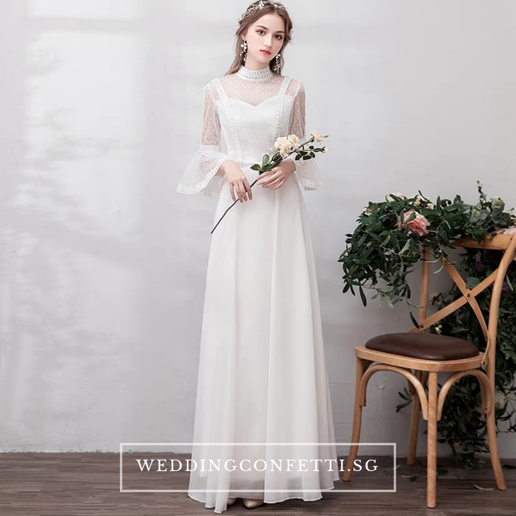 The Priscela Long Sleeves Gown - WeddingConfetti
