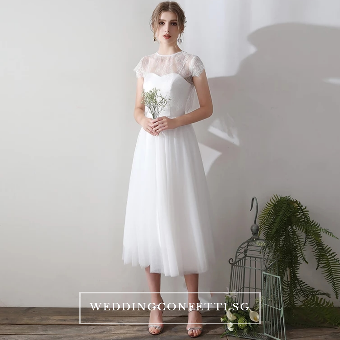 White tutu clearance wedding dress