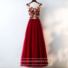Load image into Gallery viewer, The Kastel Red Sleeveless Dress - WeddingConfetti