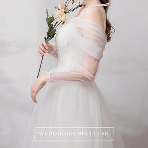 The Sephina Wedding Bridal Bohemian White Dress / Gown - WeddingConfetti