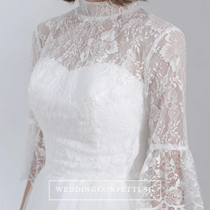 The Orelia Wedding Bridal Bohemian Two Piece Dress - WeddingConfetti