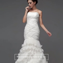 Load image into Gallery viewer, The Carlista White Tube Gown - WeddingConfetti