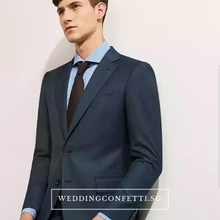 Load image into Gallery viewer, Duxton Groom Men&#39;s Suit Jacket And Pants (3 piece) - WeddingConfetti