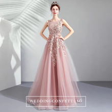 Load image into Gallery viewer, The Lovelia Pink Sleeveless Gown - WeddingConfetti
