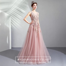 Load image into Gallery viewer, The Lovelia Pink Sleeveless Gown - WeddingConfetti