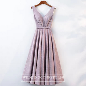 The Cailey Iridescent Sleeveless Gown - WeddingConfetti