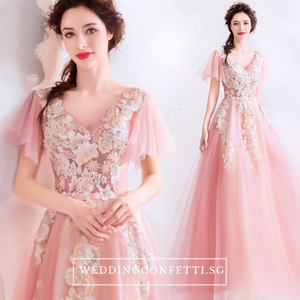 The Ansella Tulle Pink Gown - WeddingConfetti