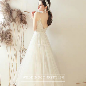 The Reyale Wedding Bridal Sleeveless Dress - WeddingConfetti