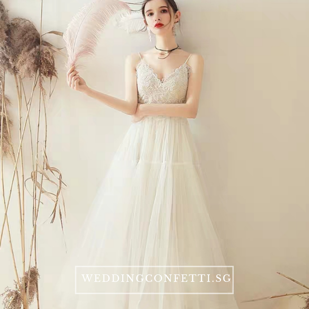 The Reyale Wedding Bridal Sleeveless Dress - WeddingConfetti