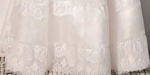 The Yasmine Wedding Bridal Off Shoulder Lace Gown - WeddingConfetti