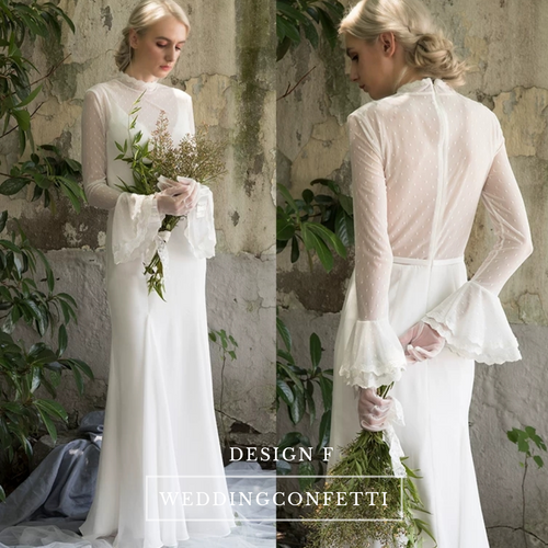 The Willow Bohemian Wedding Long Sleeves Dress - WeddingConfetti