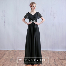 Load image into Gallery viewer, The Klaris Short Sleeves Chiffon Dress - WeddingConfetti