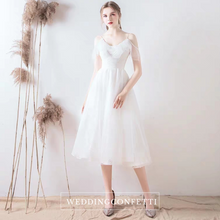 Load image into Gallery viewer, The Laylene Off Shoulder Bohemian Wedding Dress - WeddingConfetti