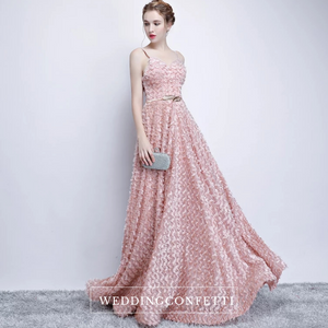 The Kerlaine Pink Sleeveless Gown - WeddingConfetti