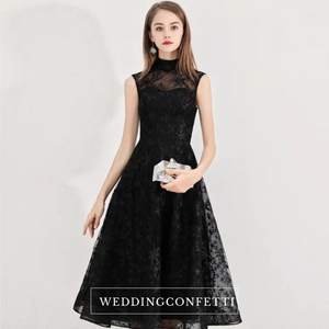 The Lorelie High Collar Lace Sleeveless Dress (Available in 2 colours) - WeddingConfetti