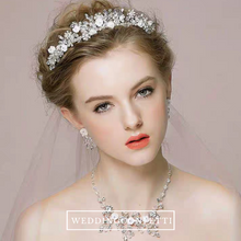 Load image into Gallery viewer, Bridal Hair Crown And Necklace - WeddingConfetti