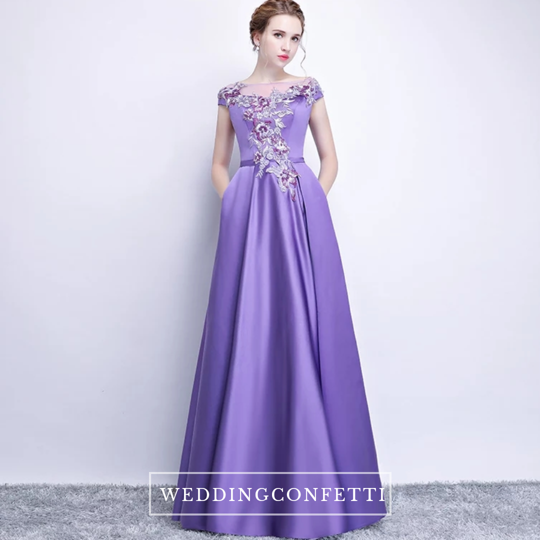 Purple ball 2025 gown dress