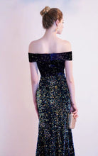 Load image into Gallery viewer, The Etsy Off Shoulder Glitter Gown - WeddingConfetti