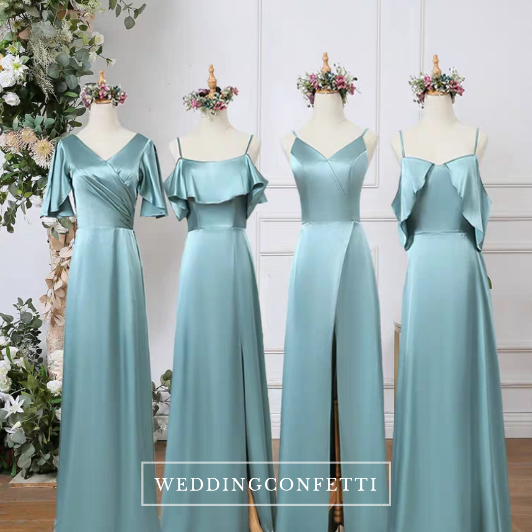 The Carroll Satin Bridesmaid Dress (Customisable) – WeddingConfetti