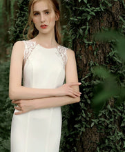 Load image into Gallery viewer, The Jessamy Wedding Bridal Sleeveless White Gown - WeddingConfetti