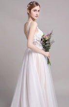 Load image into Gallery viewer, The Paityn Wedding Bridal Sleeveless Lace Gown - WeddingConfetti