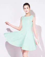 Load image into Gallery viewer, The Hailey White / Pink / Mint Green Sleeveless Dress