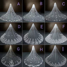 Load image into Gallery viewer, Wedding Bridal Veil (9 Different Designs)