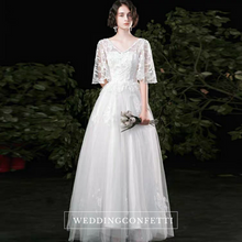 Load image into Gallery viewer, The Russel Wedding Bridal Flare Sleeves Lace Gown