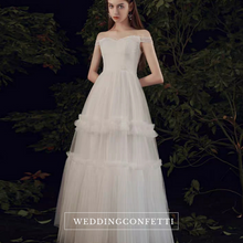 Load image into Gallery viewer, The Perseus Wedding Bridal Off Shoulder Gown