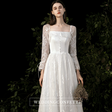 Load image into Gallery viewer, The Polliana Wedding Bridal Illusion Sleeves Gown