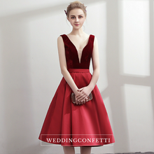 Load image into Gallery viewer, The Ladelle Red Sleeveless Short Gown