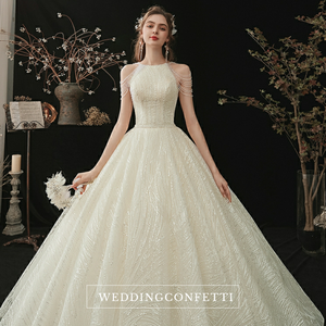 The Ileana Wedding Bridal Sleeveless Gown