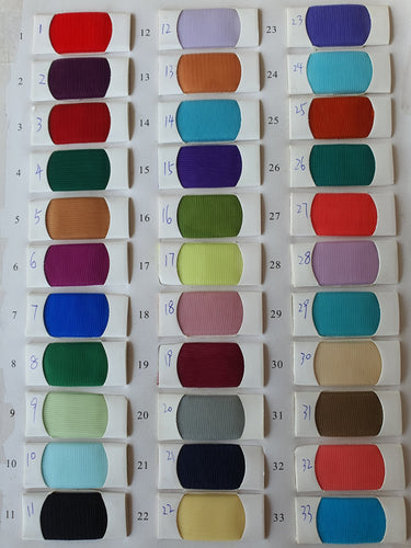 Tulle Colour Chart