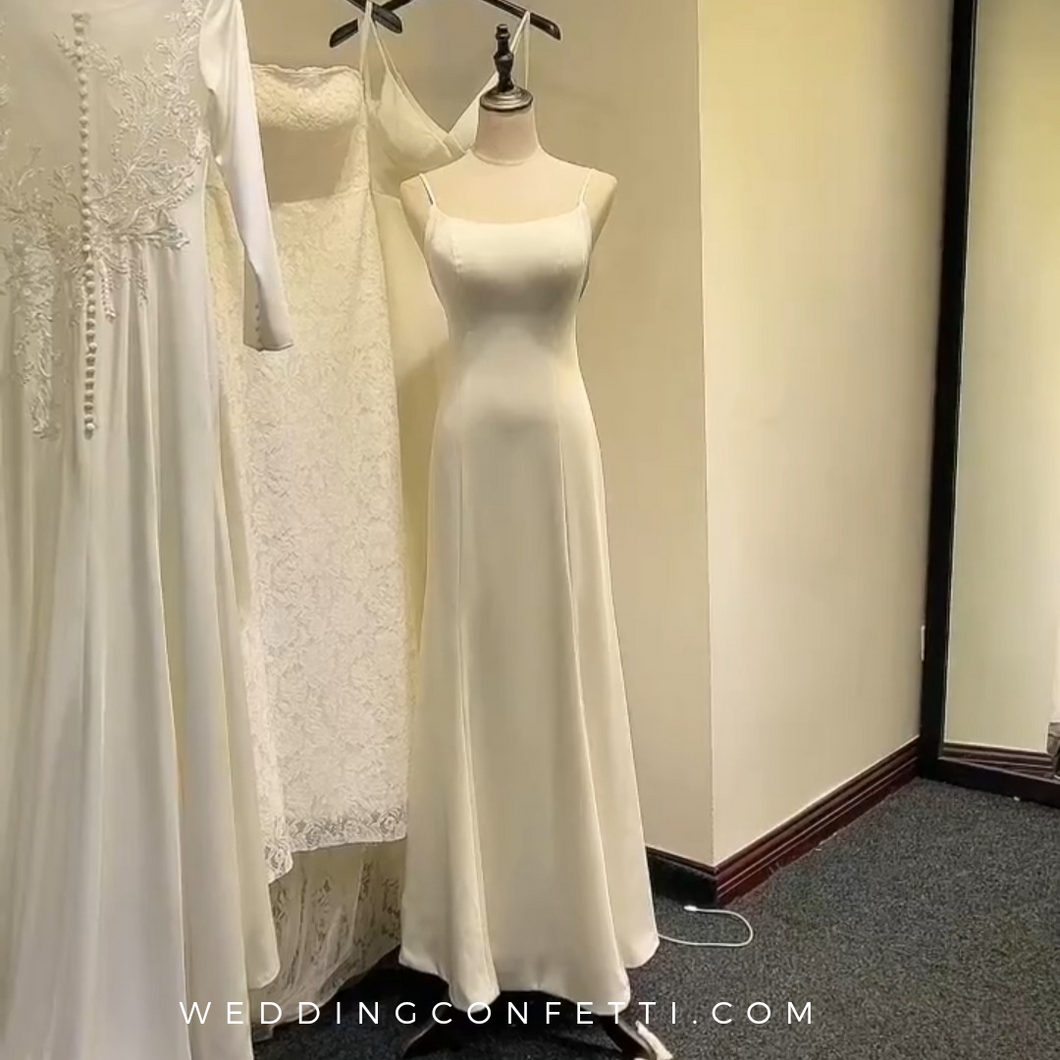 The Gretel Wedding Bridal Sleeveless Dress