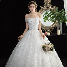 Load image into Gallery viewer, The Delaine Wedding Bridal Off Shoulder Gown