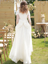 Load image into Gallery viewer, The Lorraine Wedding Bridal Short Sleeves Gown
