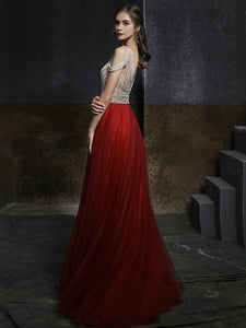 The Shelby Red Off Shoulder Gown (Available in 2 colours)